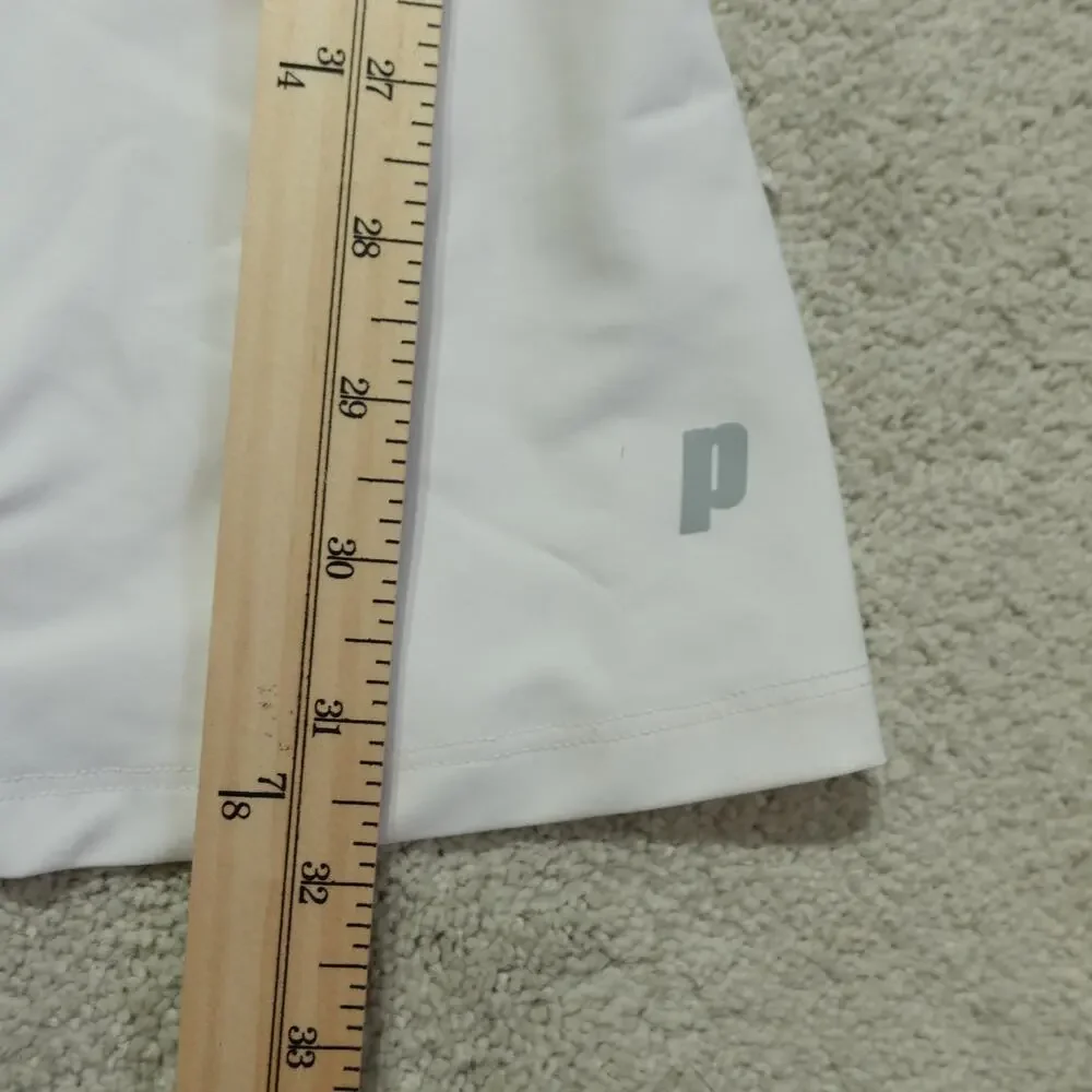 NWT Prince Womens Tennis Pickleball Match Dress with Racerback Pure White Size L - Picture 3 of 7